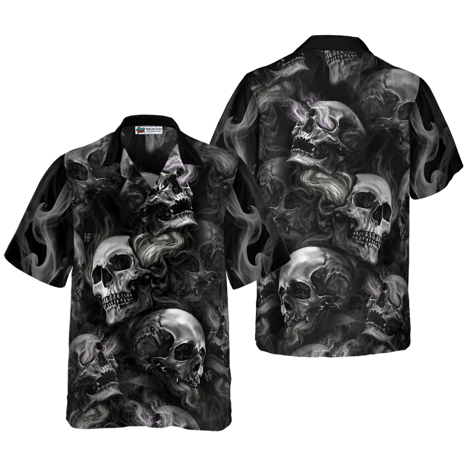 Luxury Skull Smoke V2 Hawaiian Shirt