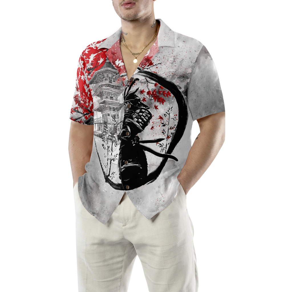 Samurai Skull Warrior Hawaiian Shirt